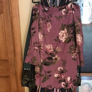 Off the Shoulder Floral Dress